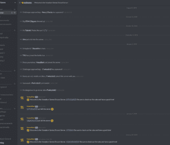 An image of our Discord server