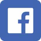 The logo of Facebook